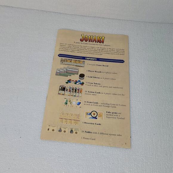 Johari Card Game Mayfair Lookout Games by Carlo Lavezzi - Picture 5 of 5